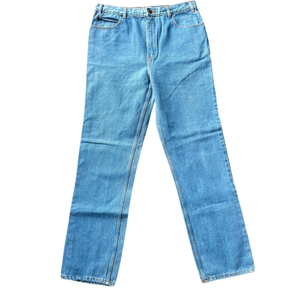 Vintage STASH Straight Leg Denim Jeans – Rigid Cotton – Size 36x34